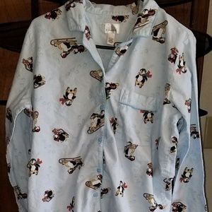 Penguin cotton pajamas set